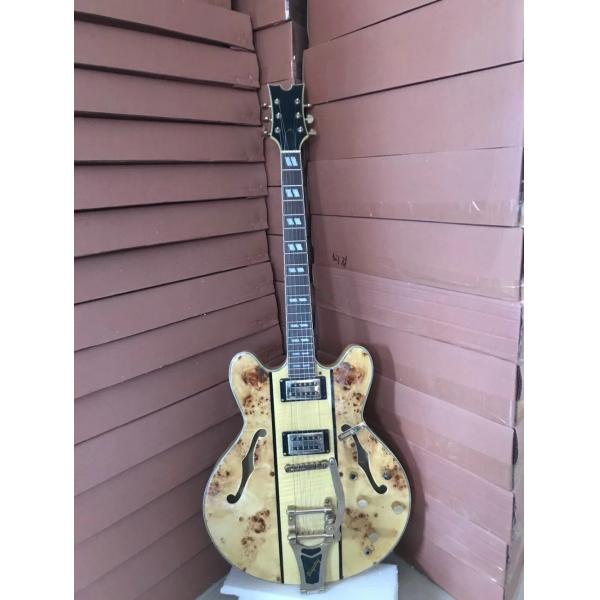New High quality Archtop guitar jazz electric guitar bigsbys tremolo hollow body guitar