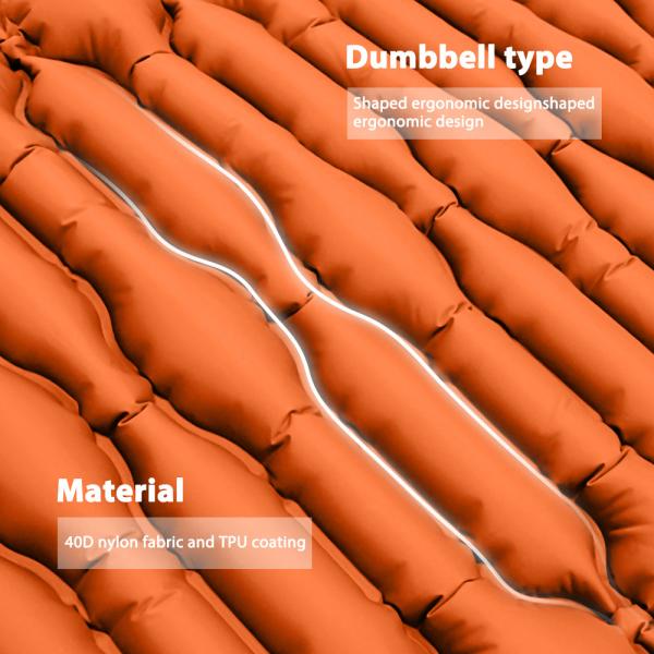 4 Season Comfortable Compact 8x3'' Inflatable Sleeping Pad