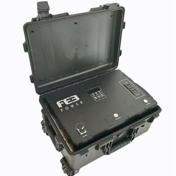 5000W Waterproof Solar Generator with LiFePO4 Battery - Portable Power Station for Indoor/Outdoor Use