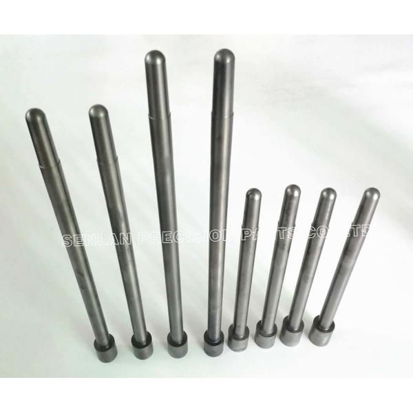 H13 Steel Round Head Ejector Pins for Die Casting Molds with ±0.01mm Tolerance and Hot-Work Tool Steel