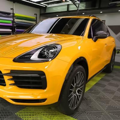 6.5mil TPU Girassol Amarelo Cor PPF 1,52m X 15m Cor Auto Pintura Proteção Film