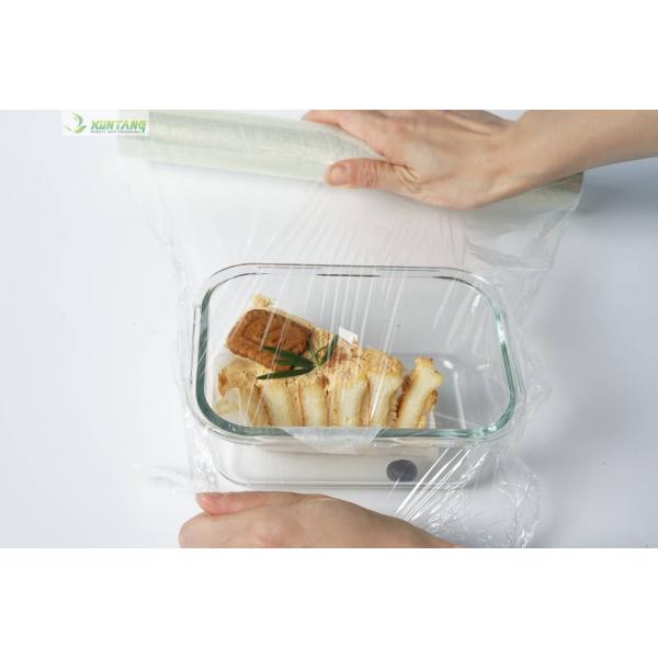 Home Non Plastic Eco Friendly Cling Film 30cmx200mx13mic