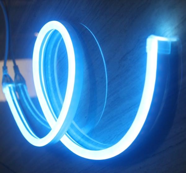 Fabricantes, vendas directas, luz de corda, de alta qualidade, LED, luz de faixa flexível de néon, 11x18 mm, cobertura azul, pvc