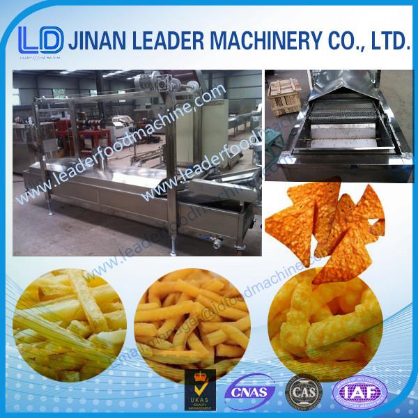 High efficiency potato chips deep gas electric fryer machine