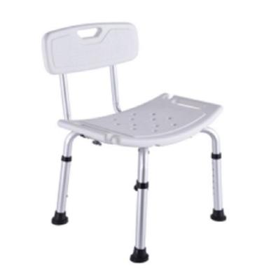 Liga de alumínio ajustável Matte Finish da altura branca da cadeira de banho do hospital
