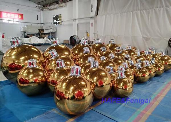 Boules gonflables réfléchissantes / miroirs brillants décoratifs pour les fêtes / vente dans les centres commerciaux