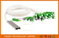 Conectores de aço do LC APC do tubo do único modo do divisor do PLC de FTTH 1x32 mini