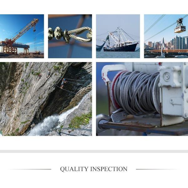 JIS Standard High Strength Coated Galvanized Stainless Steel Wire Rope with Q195/Q235
