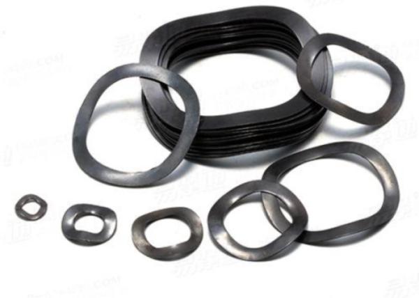 M6 M10 M12 Flat Carbon Steel Wave Spring Lock Washer Class Grade 4.8 8.8 Black Oxide DIN 137 For Fastening And Securing