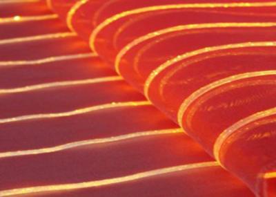 RGB Striped Fiber Optic Fabric For Accessories And Luminous Clothing
