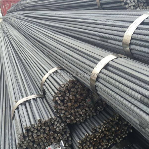 6 mm 8 mm 10 mm 12 mm 16 mm en acier laminé à chaud HRB400 Barne de fer pour le renforcement de la construction
