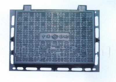 EN124 B125 Square Casting Iron Manhole Cover Shock Absorption Lockable