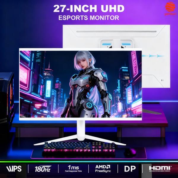 27 Full HD Gaming Monitor with Ring RGB Backlight | 240Hz Refresh Rate, 1ms Response Time, 99% sRGB, FreeSync & Eye Protection
