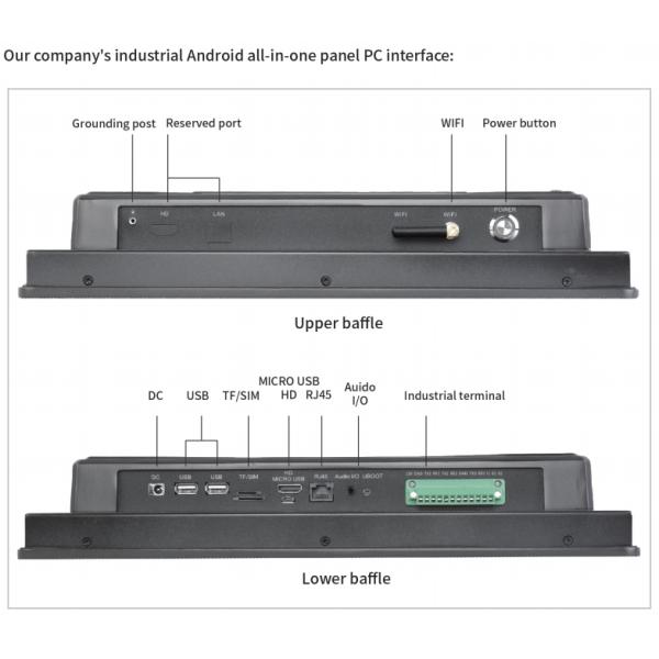 10-15 ПК планшета сенсорного экрана андроида дюйма с отдельной клавиатурой