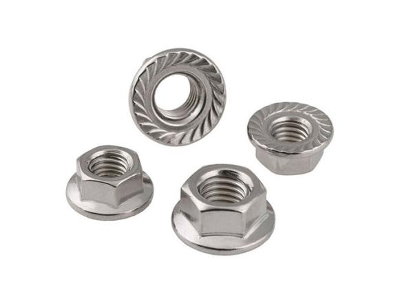 FN Stainless Steel Flange Nut 3/8-16 HDG Flange Nut Bolt