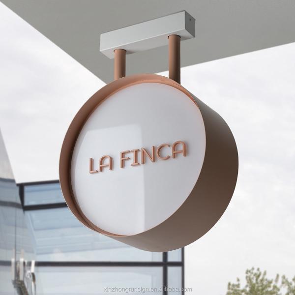 Outdoor 3d Logo Letter Poster Display Led Light Box Double-Sided Panel Indoor Headlights