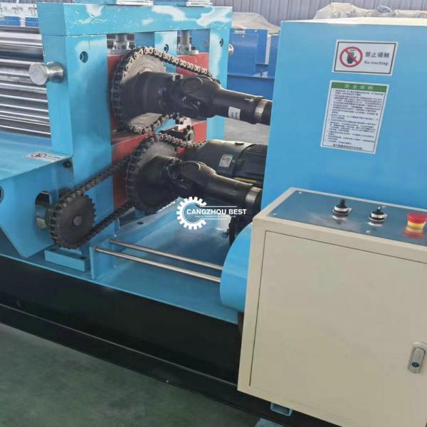 G550 Roofing Sheet Roll Forming Machine Zinc Coating Galvanized Steel Barrel Corrugated