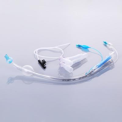 tubo endobrônquico DLT de Dobro-lúmen torácico descartável dos pulmões do isolado da cirurgia do PVC