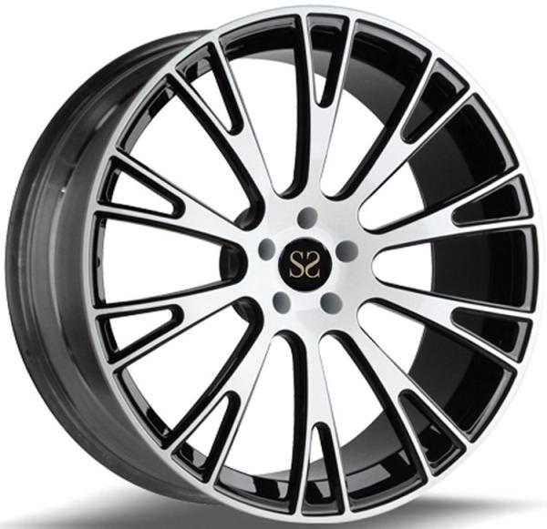 Hyper Black Forged One Piece Wheels A6061-T6 Aluminum Alloy