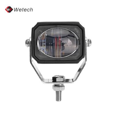 10V - 80V Forklift Red Zone Light 10W Red Forklift Lights With Diecast Aluminum Housing