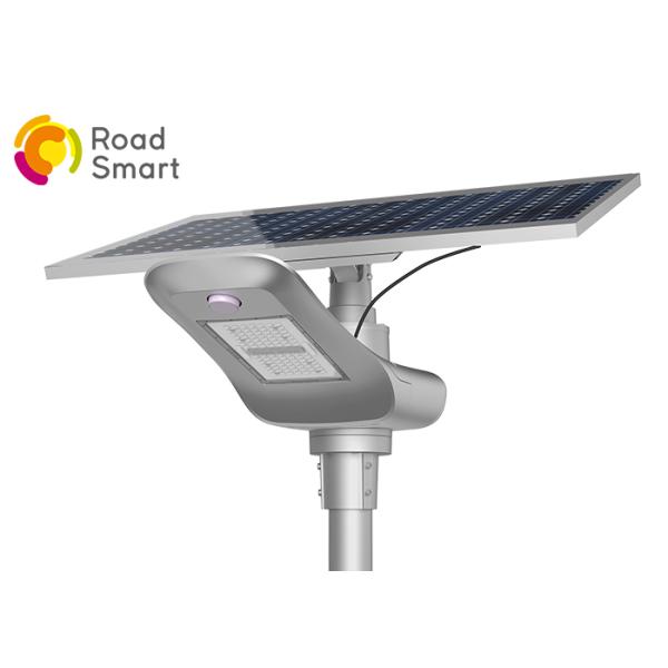 High Lumen Solar Panel Street Lamps Bridgelux Chip With 80mm Top Diameter Of Pole
