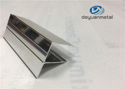 6463-T5 Bright Extruded Aluminium Profiles , Shower Room Aluminium Shower Trim