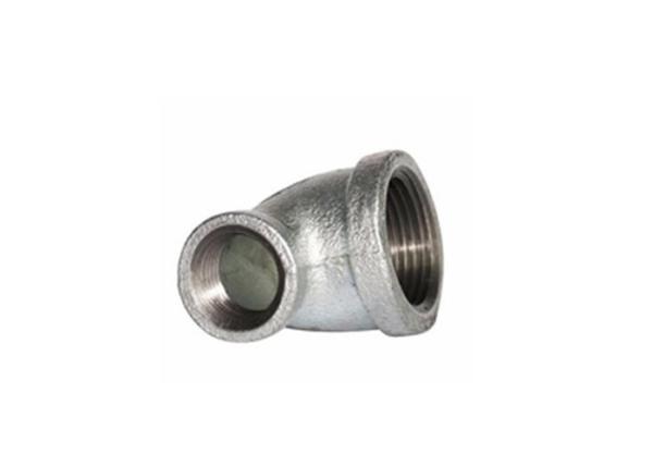 Reducing Shape Plumbing Pipe Elbows , White1 2 Npt Elbow Fittings Round Head