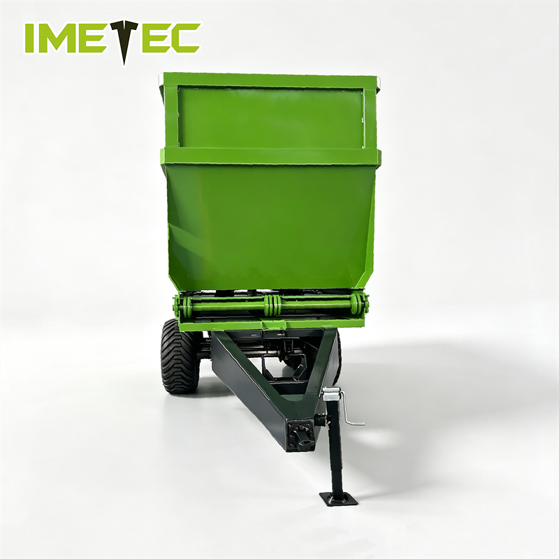 Dual Vertical Auger Compact Muck Spreader Manure Tractor Tandem Axle OEM