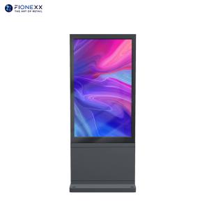 Vertical Installation 32 Inch Outdoor Digital Totem Weather Resistance