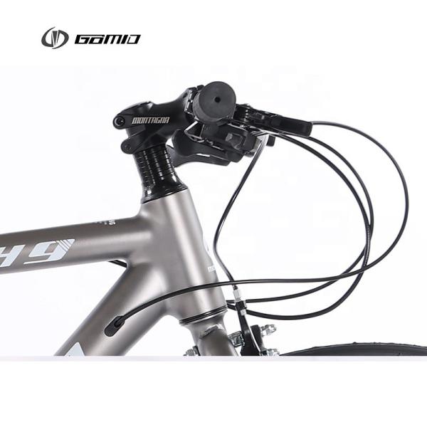 GOMID Custom Bicycle Hybrid Road Bike Alloy Racing 700c Roadbike Simulated Carbon Fiber Gear Cycle