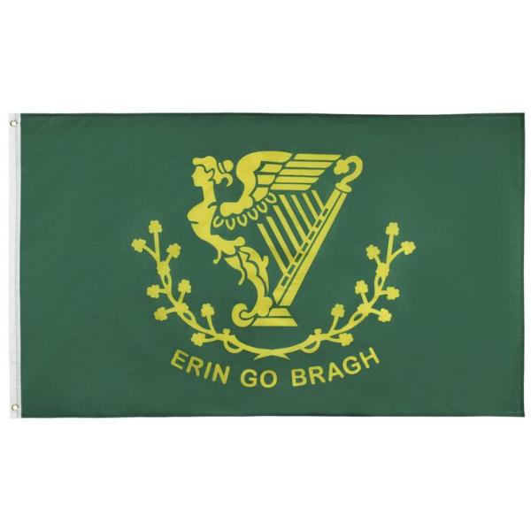 Logo Printing Promotional L3'' Erin Go Bragh Flag