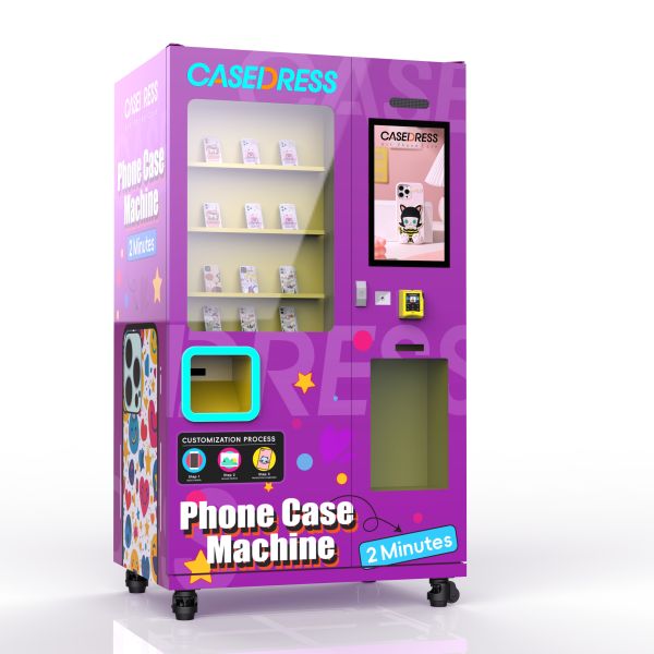 DIY Phone Case Vending Kiosk Self Service Phone Case Printing Automatic Vending Machine Ideal For Malls, Airports & Train Stations