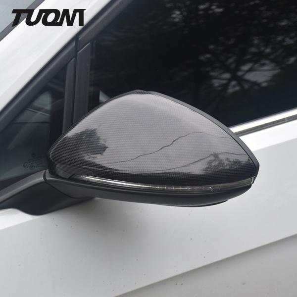 Right Carbon Fiber Side Mirror Cover Volkswagen Scirocco Passat Beetle CC Replacement