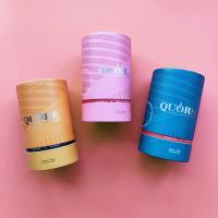 Pequenas latas de papel composto personalizar logotipo tubo de embalagem de óleo essencial