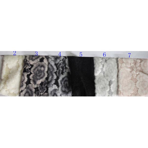 Jacquard Brushed Lace Anti-Static Fabric With 140cm Width SGS CY-LQ0041