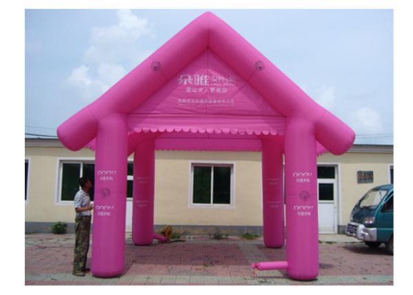 Oxford Fabric Multifunctional Inflatable Air Tent Huge Digital Printing Reusable EN14960