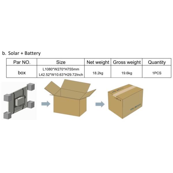 Die Casting Aluminum IP66 60W Solar LED Street Light Time Control