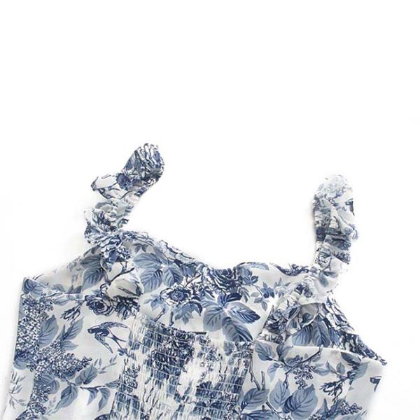 Верхняя часть урожая поплина хлопка верхних частей танка винтажных женщин S-5XL безрукавная флористическая