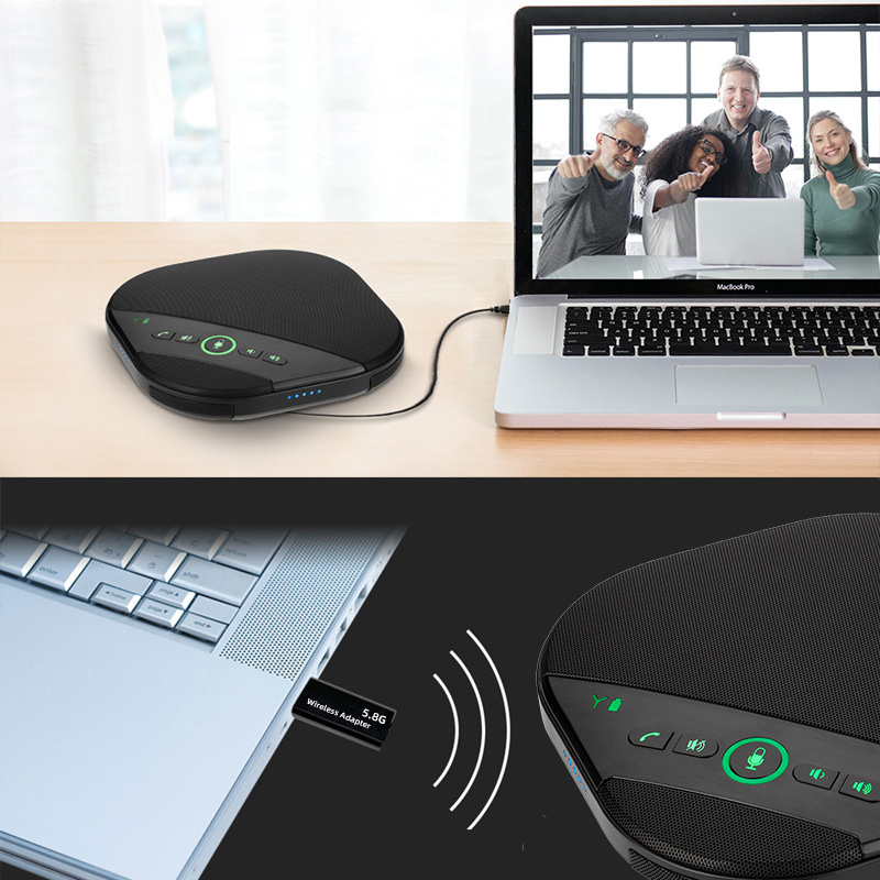 AEC громкоговорителя 65dB конференции USB 5.8G Ex2 DIP6 беспроводной для музыки Phonecalls