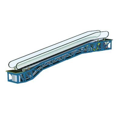 0 12 Degree Moving Walk Escalator Single Arrangement Safety Outdoor Escalator For Home