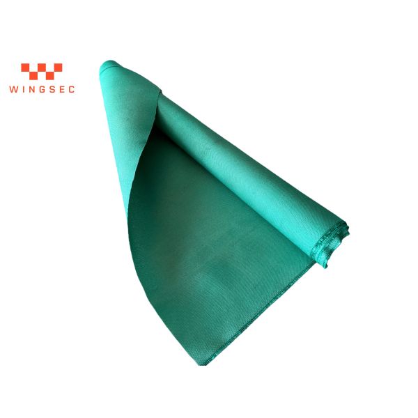 Manta de soldadura de fibra de vidrio recubierta 1100g Rollos de manta ignífuga para soldadura