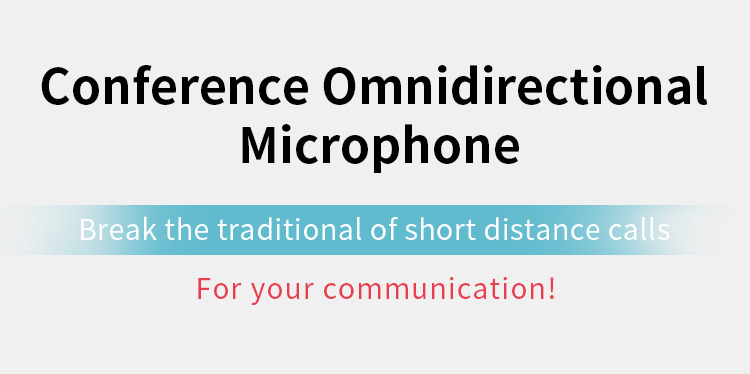 Professional Conference Microphone SQ-M13B 2.4G Wireless Omnidirectional Microphone, 360 Degree Pickup, High Definition Audio, and Noise Reduction