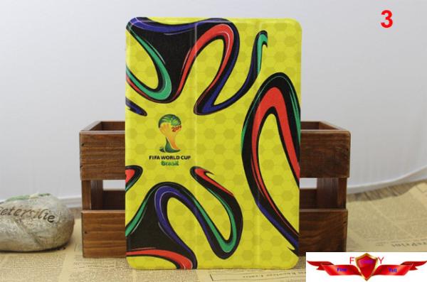 2014 Brazil World Cup Ipad Air Cartoon Cover Cases Multi Type Quality A++ Gift Box Include