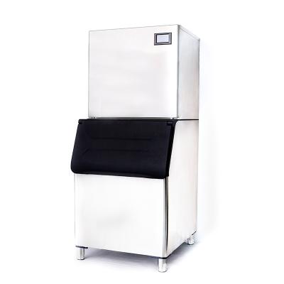 Máquina de gelo granular comercial de 600 kg com painel de controlo eléctrico NO controlado por aplicação