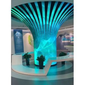 P1.86 Мягкий светодиодный дисплейный шкаф 2800 ~ 3840 Гц Гибкий модуль