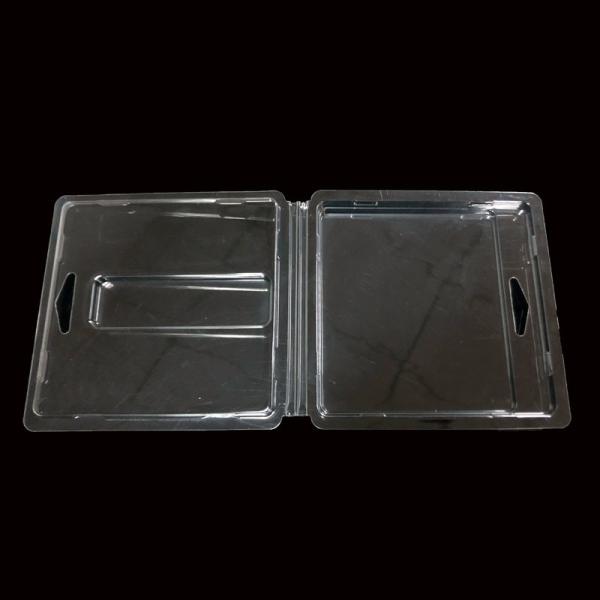 High Transparency Clear PET Clamshell Blister Packaging For Automotive Decals Small Crafts