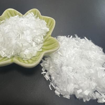 White Staple Fiber 6mmx1.66dtex Short Cut Corn PLA Fiber For Petroleum Drilling