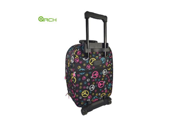 18.5 Inch Round Shape Graffiti Luggage Set With Soft Shell