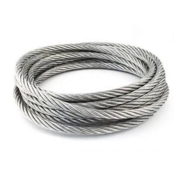 Tolerance ±1% Galvanized High Strength Steel Wire Rope 4x31WS for Industrial