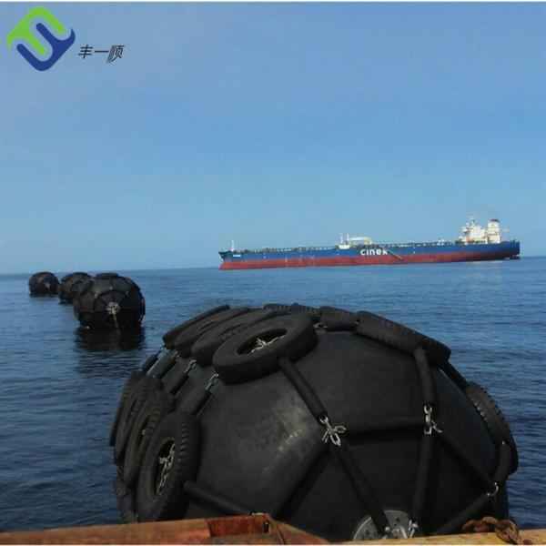 ISO 17357 Mooring Berthing Marine Fender Anti Collision Pneumatic Rubber Fender